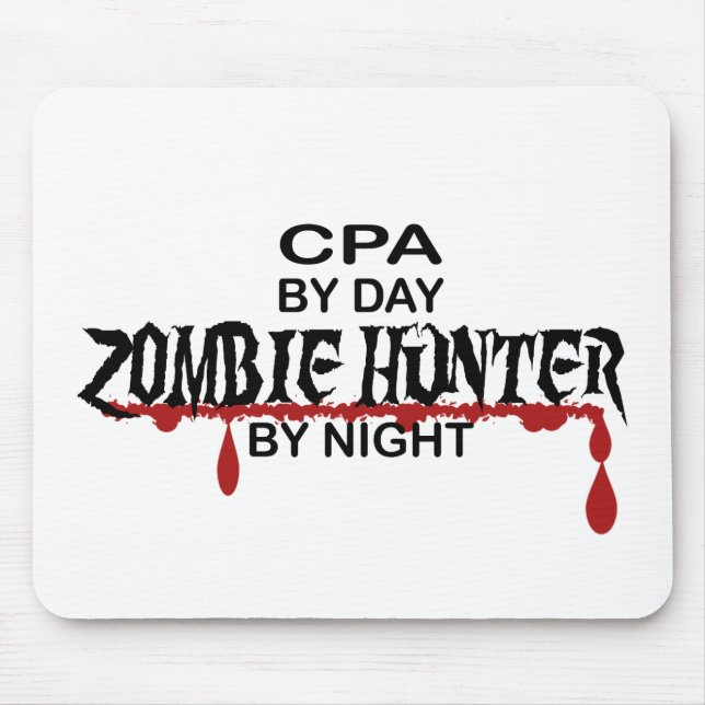 CPA-Zombie-Jäger Mousepad (Vorne)
