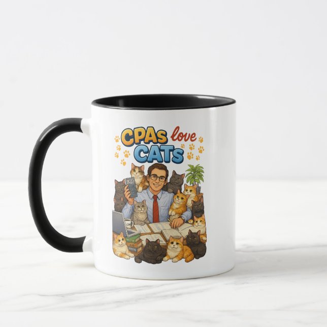 CPAs love Cats Tasse (Links)