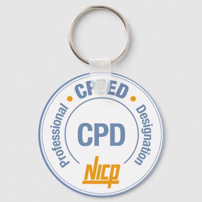 CPD-Logo-Schlüsselanhänger Schlüsselanhänger (Vorderseite)