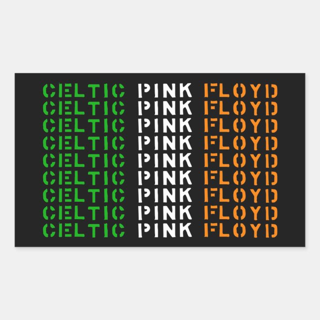 CPF Stencil-Logo Rechteckiger Aufkleber (Vorderseite)