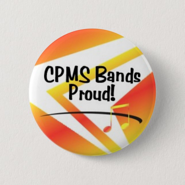 CPMS versieht stolzes mit einem Band! Button (Vorderseite)