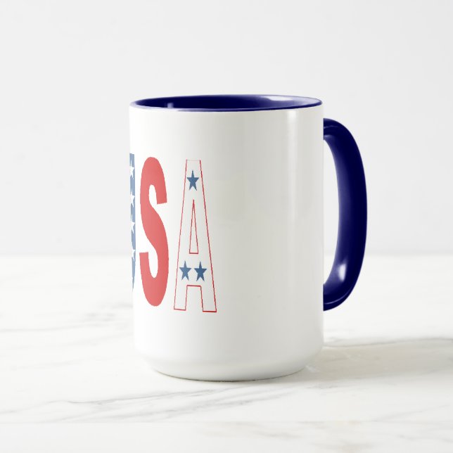 Cpnbo Tasse Blue USA (VorderseiteRechts)