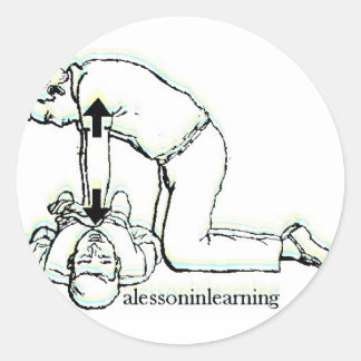 Cpr-Aufkleber Runder Aufkleber