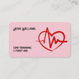CPR Instructor Custom QR Visitenkarte