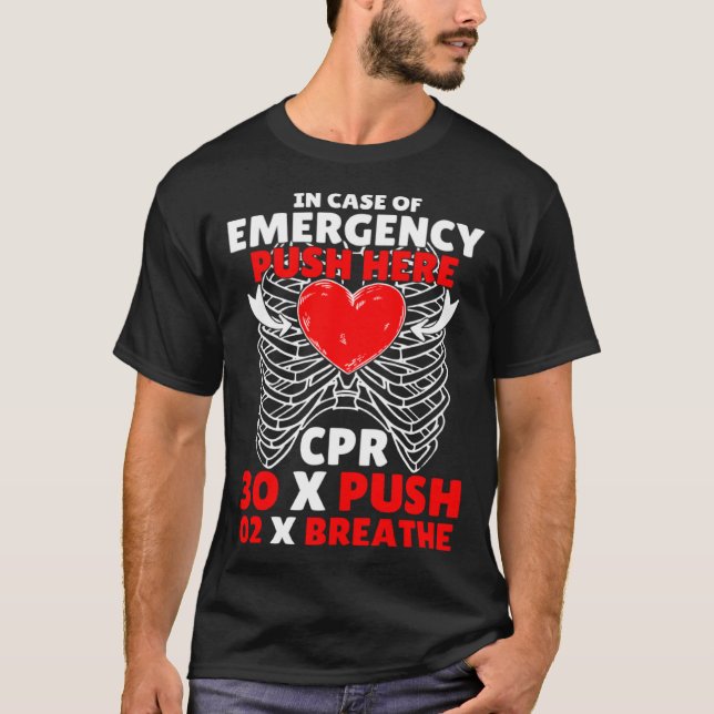 CPR Instructor First Aid for Nurses CPR Instructor T-Shirt (Vorderseite)