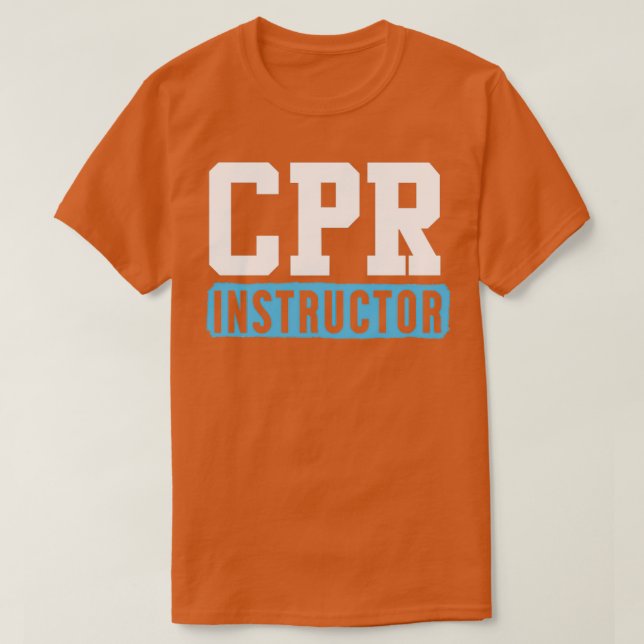 CPR Instructor T-Shirt (Design vorne)