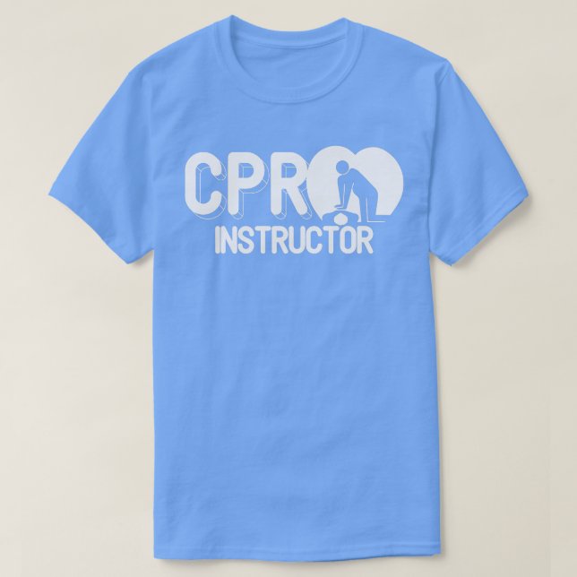 CPR-Instruktor Bester CPR EMT Trainer Gif T-Shirt (Design vorne)