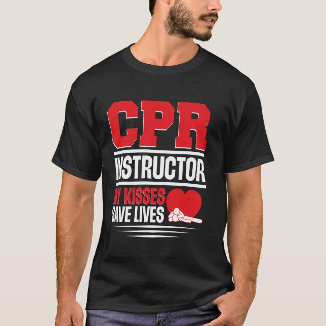 CPR Manikin Pocket Mask CPR Atembehinderung CPR T-Shirt (Vorderseite)