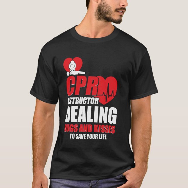 CPR Pocket Mask Manikin CPR Atembehinderung CPR T-Shirt (Vorderseite)