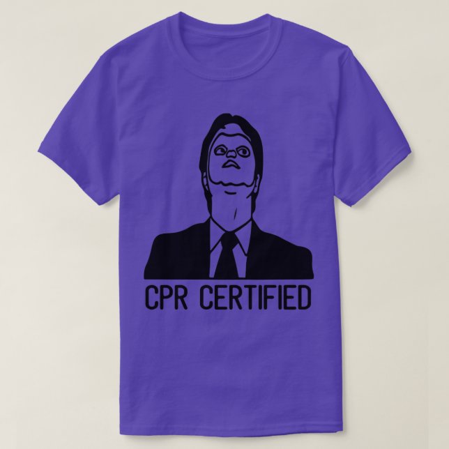 CPR zertifiziert T-Shirt (Design vorne)