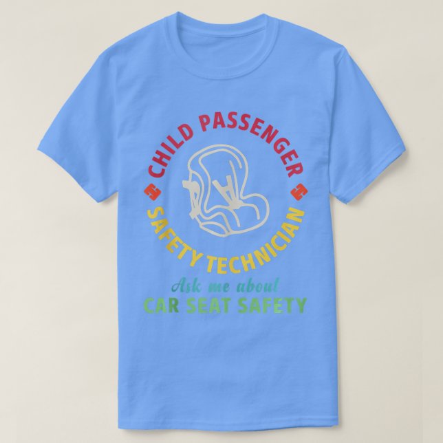 CPST Kindersicherheit Technischer Mitarbeiter Fahr T-Shirt (Design vorne)