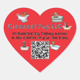 CPup-Aufkleber Herz-Aufkleber