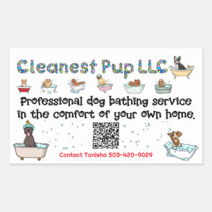 CPup-Aufkleber Rechteckiger Aufkleber