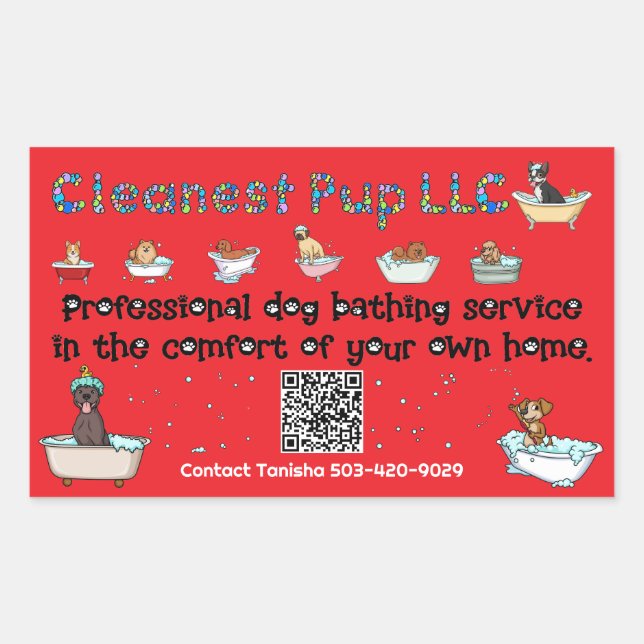 CPup-Aufkleber Rechteckiger Aufkleber (Vorderseite)