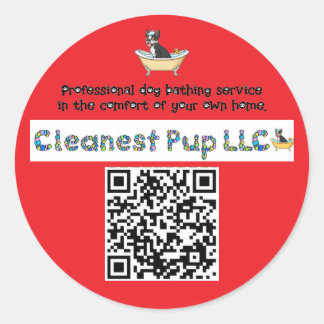 CPup-Aufkleber Runder Aufkleber