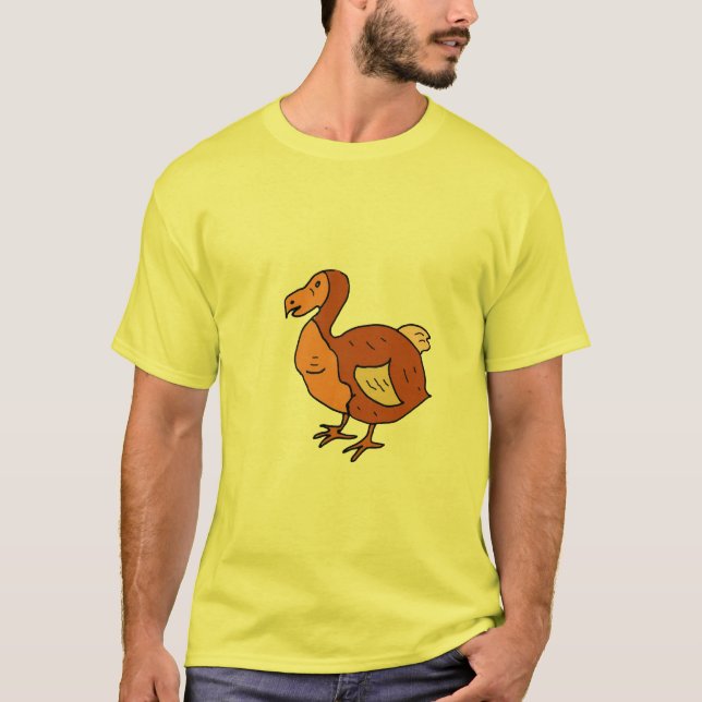 CQ, lustiger Dodo-Vogel-T - Shirt (Vorderseite)