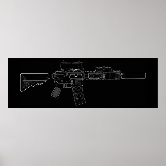 CQBR MK18 Mod 0 Poster (Vorne)