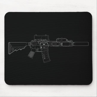 CQBR MK18 Mod 0 schwarzes Mousepad