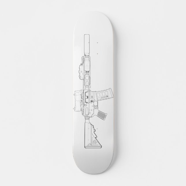 CQBR MK18 Mod 0 Skateboard (Vorne)