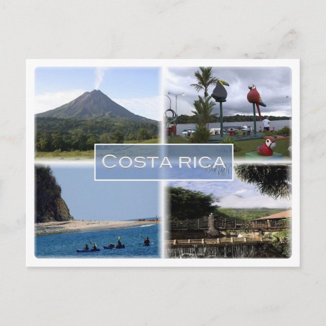 CR Costa Rica - Tortuguero Nationalpark - Postkarte (Vorderseite)