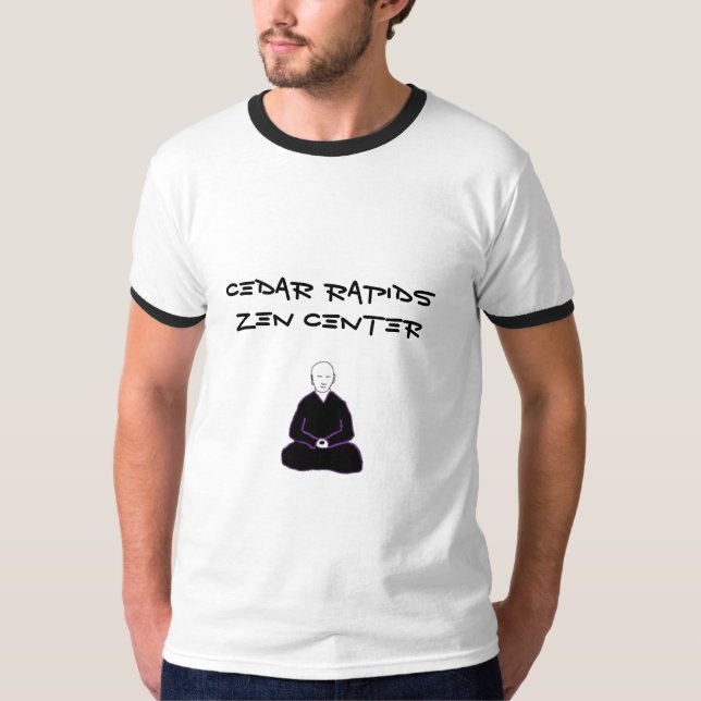 CR Zen-Mitte mit Buddha - kurze Hülse T-Shirt (Vorderseite)