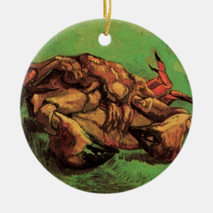 Crab auf dem Rücken von Vincent van Gogh Keramikornament