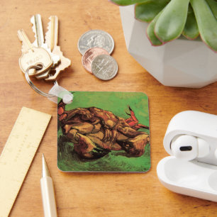 Crab auf dem Rücken von Vincent van Gogh Schlüsselanhänger