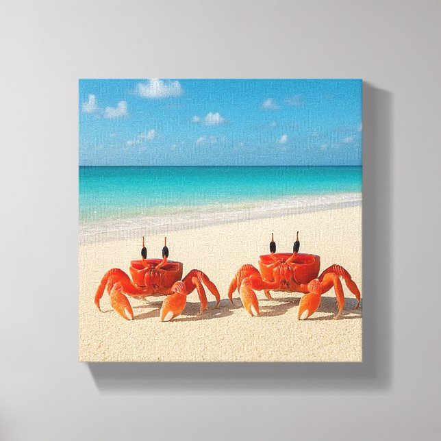 Crab between Worlds - Edge in Sight Leinwanddruck (Vorderseite)