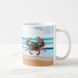 Crab Blue Beach Kaffeetasse