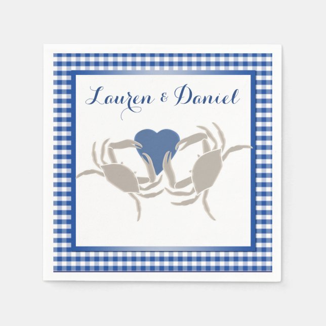 Crab-Boil-Party Serviette (Vorderseite)