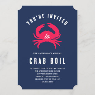 Crab Boil   Sommerliche Party Einladung