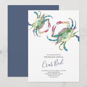 Crab Boil Summer Party Einladung