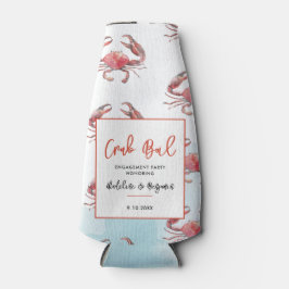 Crab Boil Verlobung Meeresfrüchte Paare Party Flaschenkühler