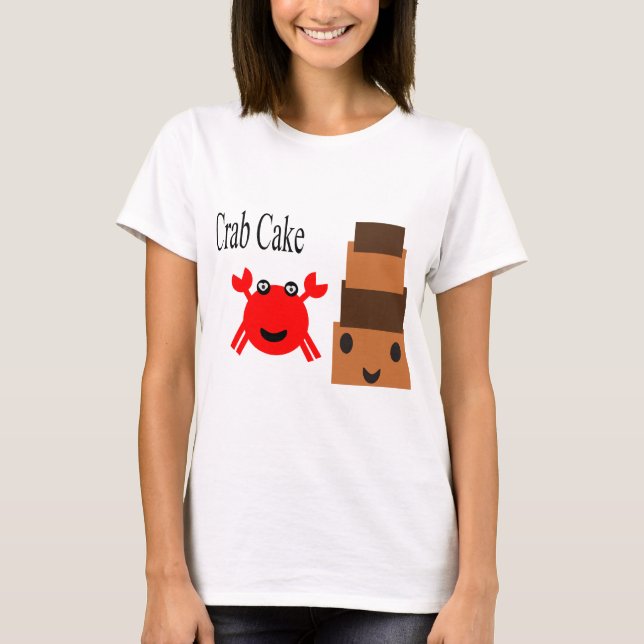 Crab Cake-Freunde T-Shirt (Vorderseite)