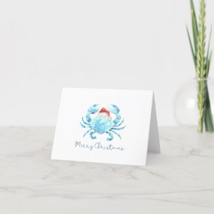 Crab Christmas Card Feiertagskarte