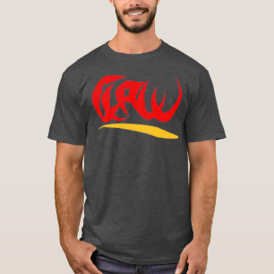Crab Claw Typografie-Logo T-Shirt