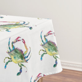 Crab Coastal Beach House Tischdecke