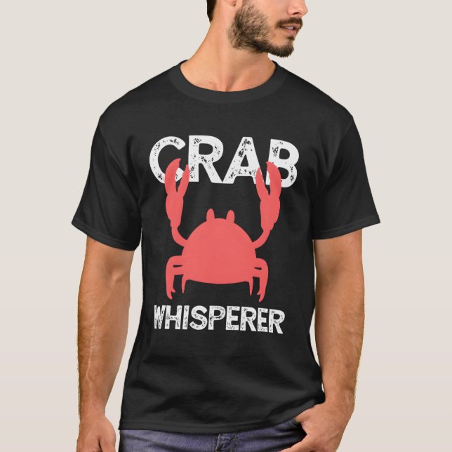 Crab Crabbing Fischerei T-Shirt (Vorderseite)