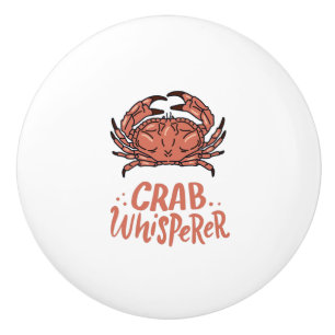 Crab Crabbing Keramikknauf
