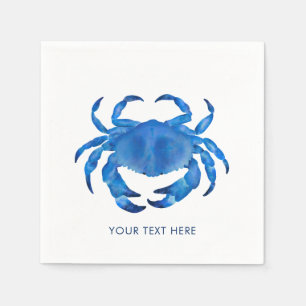 Crab Crustacean Ocean Beach Thema Serviette
