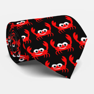 Crab Design Krawatte