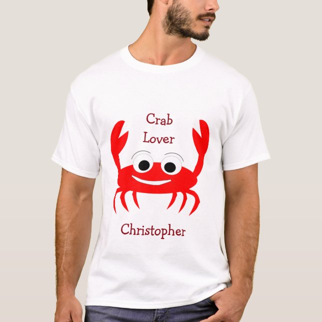 Crab Design T - Shirt (Vorderseite)