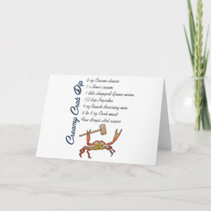 Crab Dip Rezept Karte