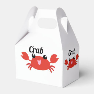 Crab Favor Box Geschenkschachtel