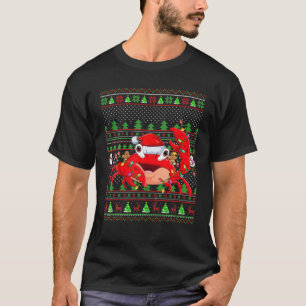 Crab Fish Lover Family Matching Ugly Crab Christma T-Shirt