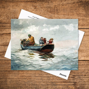 Crab Fishing Winslow Homer Postkarte