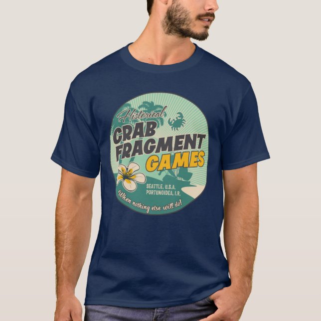 Crab Fragment Games Dark Island T-Shirt (Vorderseite)