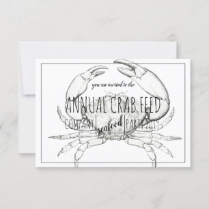 Crab Füttre Corporate Luncheon Einladung