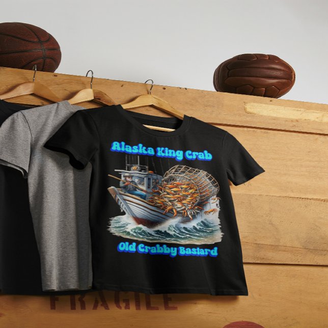 Crab Hunters Voyage Old Crabby Bastard T-Shirt (Von Creator hochgeladen)
