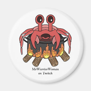 Crab in Pot, MeWarriorFrau auf Twitch Magnet